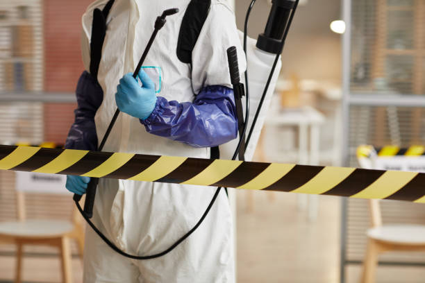 Professional Biohazard Cleanup technician working in Lenox, IA